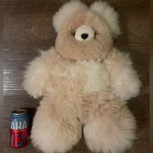 Genuine Alpaca teddy bear. Large size